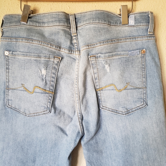 7 For All Mankind Josefina Skinny Boyfriend Jeans - Picture 5 of 10